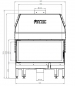 Preview: EEK A+ - XXL-Kamineinsatz HITZE Albero AL19S.H DECO -19kW