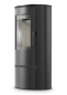 Preview: EEK A - Ovaler Kaminofen ILDNORD LOKI, runde Sichtscheibe mit 5,5 kW