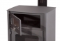Preview: EEK A+ Kaminofen Juan Panadero Firenze ECODESIGN mit Backfach - 7,4 kW [Wirkungsgrad 90%!] Rauchrohr hinten