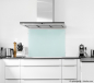 Preview: *Frosty* 100x70cm - Glas-Küchenrückwand Spritzschutz Herd Fliesenspiegel Glasplatte Rückwand