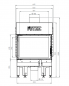 Preview: EEK A - Kamineinsatz HITZE Albero AL9S.H DECO- 9kW