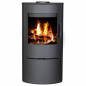 Preview: EEK A Kaminofen Victoria OPAL LUX mit ext. Zuluft schwarz - 5,15 KW