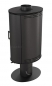 Preview: EEK A - 360° drehbarer Kaminofen Kratki KOZA AB S NO mit vollverglaster Front - 8 kW