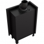 Preview: *EEK A+ Eck-Kamineinsatz Kratki LUCY/12/SLIM/L/BS mit Seitenglas links - 8kW