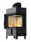 Preview: EEK A Eck-Kamineinsatz Kratki LUCY rechts mit 12 kW