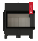 Preview: EEK A+ Eck-Kamineinsatz ZIBI ECO mit 9,9 kW