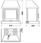 Preview: EEK A+ Kaminofen Panadero La Mancha EcoDesign - 9,8 kW