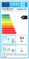 Preview: EEK A+ Küchenofen Holzherd Practik LUX schwarz, rechte Version - 9,5 kW, ext. Zuluft - Dauerbrand