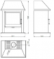 Preview: EEK A Kaminofen Panadero Montblanc EcoDesign - 9,8 kW