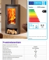 Preview: EEK A Kaminofen Panadero Delta "extra hohe Sichtscheibe" 8 kW EcoDesign+ext. Zuluft