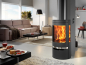 Preview: EEK A Kaminofen Panadero Suerte ECODESIGN + ext. Zuluft mit drei Scheiben 8 kW