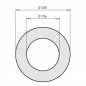 Preview: 150 mm - Wandrosette in Schwarz
