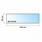 Preview: Saisonplatte Rechteck 140x40cm - Kamin-Vorlegeplatte Funkenschutzplatte Kaminbodenplatte Glasplatte