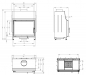 Preview: EEK A Kamineinsatz HITZE STMA59X43.S mit 11kW