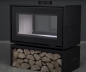 Preview: EEK A Durchblick-Kaminofen Tunnel 90 mit 6kW