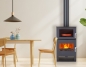 Preview: EEK A+ Kaminofen mit Backfach Verso F - 9kW