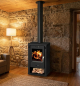 Preview: EEK A+ Kaminofen Victoria Verona schwarz - 7,52 kW