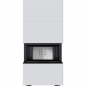 Preview: EEK A Panorama-Kamin Kratki HOME EASY BOX weiß mit NBC 7 mit 7kW - Kaminbausatz