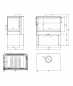 Preview: EEK A+ Eck-Kaminofen DORAKO STO M 14 L ECODESIGN - 8,5 kW