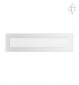Kamin-Lüftungsgitter, 11x42cm weiß