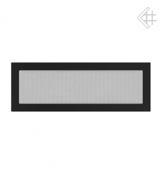 Kamin-Lüftungsgitter, 17x49cm schwarz