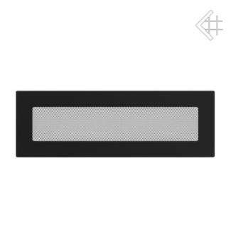 Kamin-Lüftungsgitter, 11x32cm schwarz