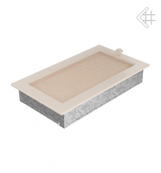 Kamin-Lüftungsgitter, 17x30cm creme – mit Lamellen