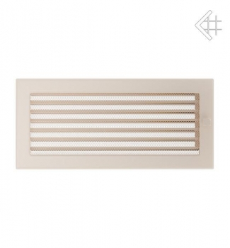 Kamin-Lüftungsgitter, 17x37cm creme – mit Lamellen