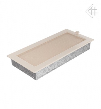 Kamin-Lüftungsgitter, 17x37cm creme – mit Lamellen