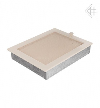Kamin-Lüftungsgitter, 22x30cm creme – mit Lamellen