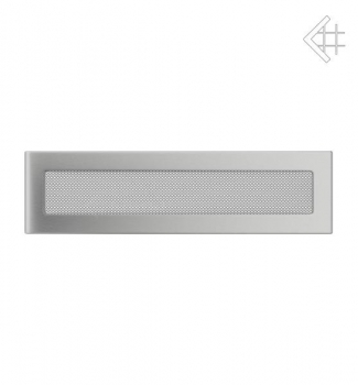 Luxus-Lüftungsgitter, 11x42cm, Edelstahl gebürstet