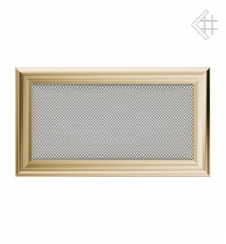 Retro-Lüftungsgitter, Rille, 17x30cm, golden