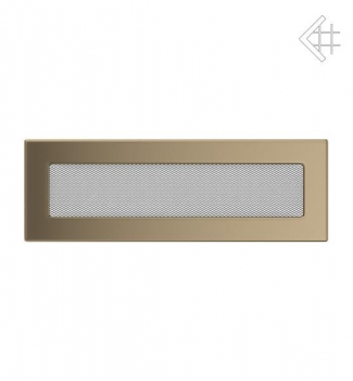 Lüftungsgitter, 11x32cm, golden-matt