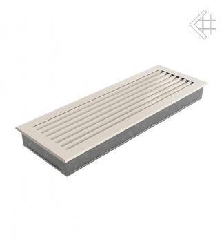Luftgitter, Lamellen feststehend, 17x49cm, creme