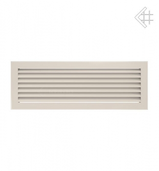 Luftgitter, Lamellen feststehend, 17x49cm, creme