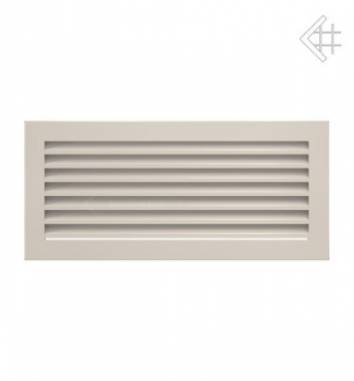 Luftgitter, Lamellen feststehend, 17x37cm, creme