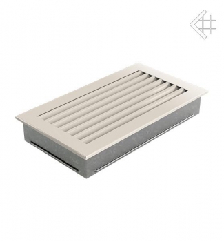 Luftgitter, Lamellen feststehend, 17x30cm, creme