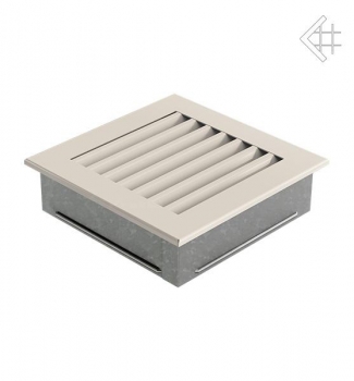 Luftgitter, Lamellen feststehend, 17x17cm, creme