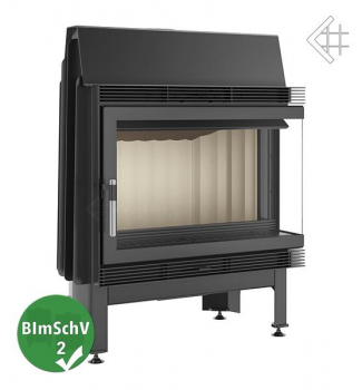 *EEK A - Eck-Kamineinsatz Kratki BLANKA 670/570/P/BS Seitenscheibe rechts - 11 kW