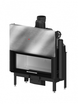 EEK A - XXL-Kamineinsatz HITZE Ardente ARD105X43.G mit Schiebetür - 19kW