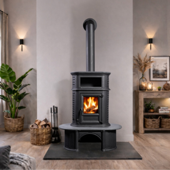EEK A - Kaminofen Globe Fire HERCULINA XXL - 6,1 kW EcoDesign