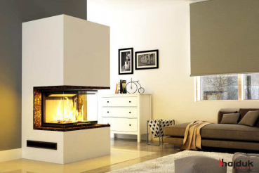 EEK A+ Kaminbausatz Pure Extra Hajduk VOLCANO 3PLh Panoramakamin mit 11kW