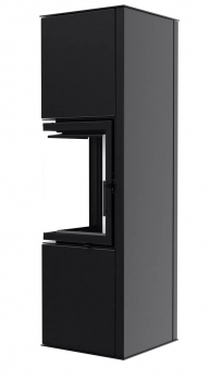 EEK A+ Eck-Kaminofen Hitze SIGA, raumluftunabh. -6,5kW
