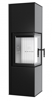 EEK A+ Eck-Kaminofen Hitze SIGA, raumluftunabh. -6,5kW