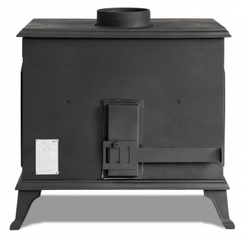 EEK A - Gusskaminofen mit Flügeltüren Modell JA006, Holz&Kohle - 9,8kW