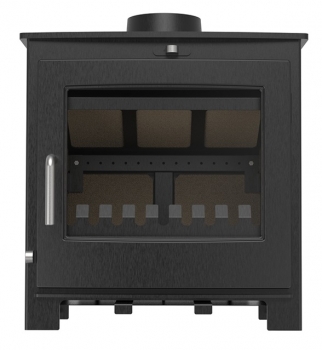 EEK A Kleiner Kaminofen K05, externe Zuluft, Holz&Kohle + dauerbrandf. – 4,6/6,2 kW