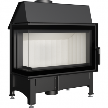 *EEK A - Eck-Kamineinsatz Kratki ZIBI/L/BS/DECO rahmenlos - BIMSCHV II - 11kW