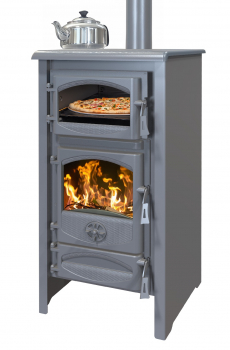 EEK A - Kaminofen LUNA C-G mit Backfach - 9,7kW