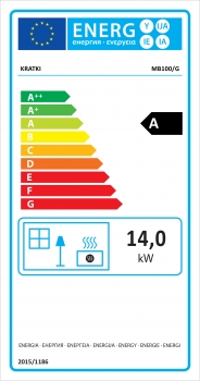 *EEK A - Extra breiter Kamineinsatz Kratki MB 100 mit Hebetür mit 14 kW