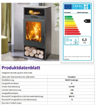 EEK A Kaminofen Panadero Nijar EcoDesign - 6,3 kW